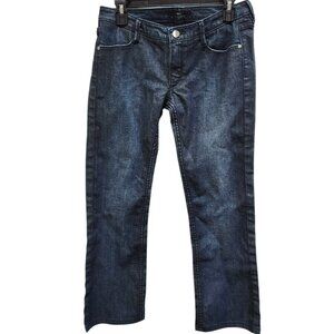 Hugo Boss Women's Embellished Slim Fit Jeans, Size 28/32, Dark Wash Denim